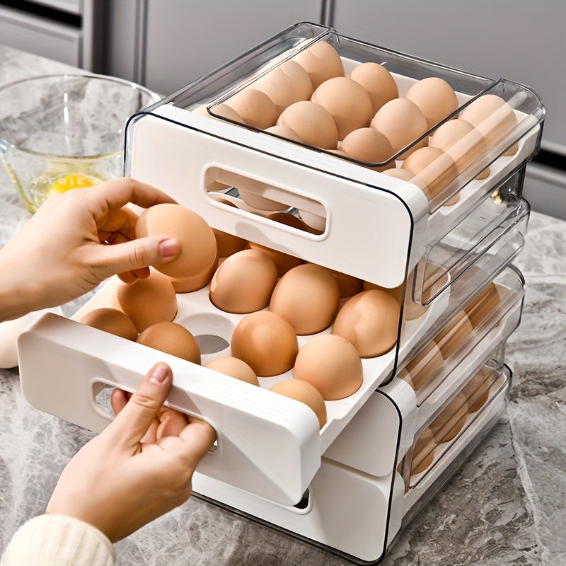 Primemarket™ 32-Grid Double Layer Storage Organizer – Large Capacity Drawer System for Kitchen & Home