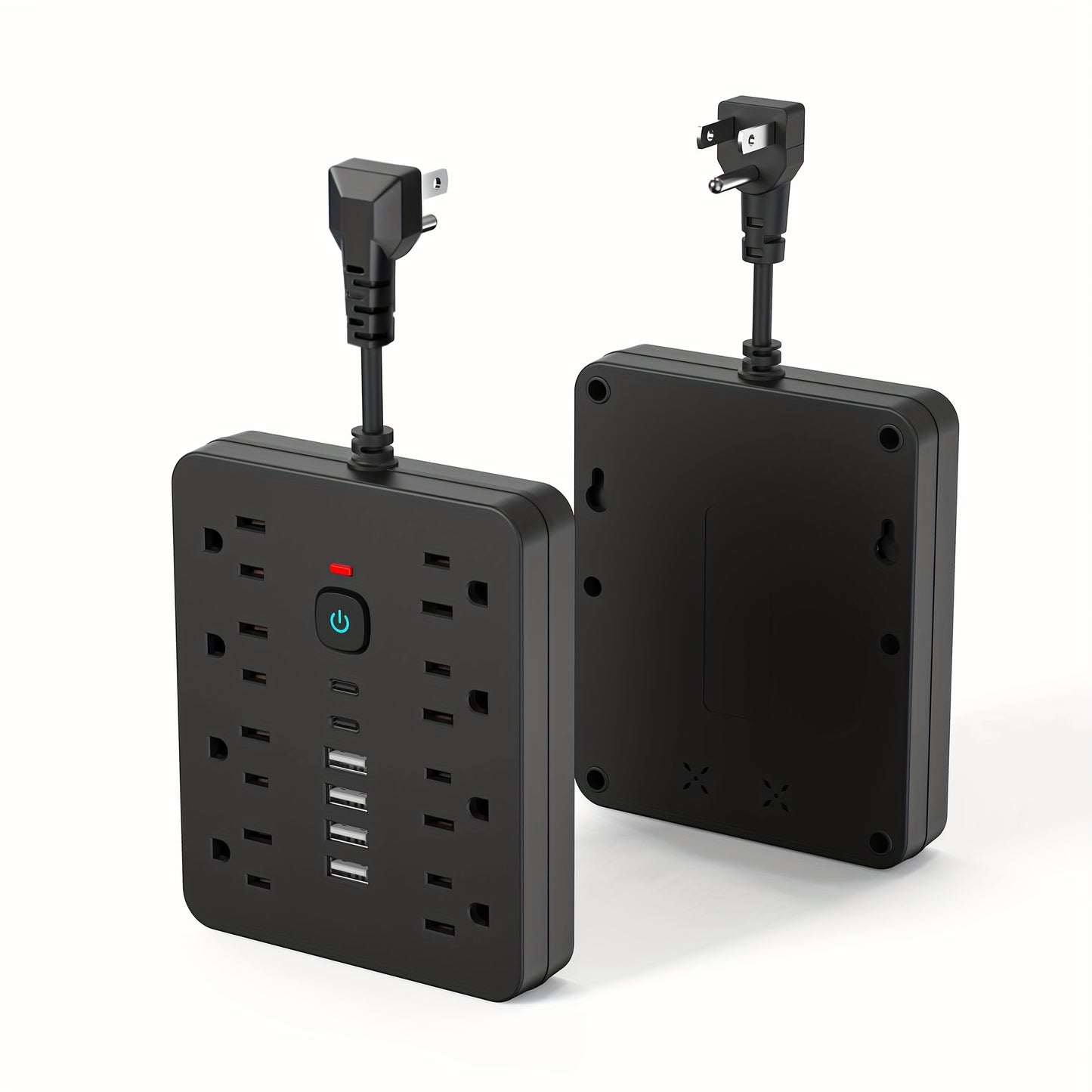 PrimeMarket™ PowerMax 14-In-1 Wall Outlet Extender with USB Ports & Smart Switch – Surge Protected Power Strip