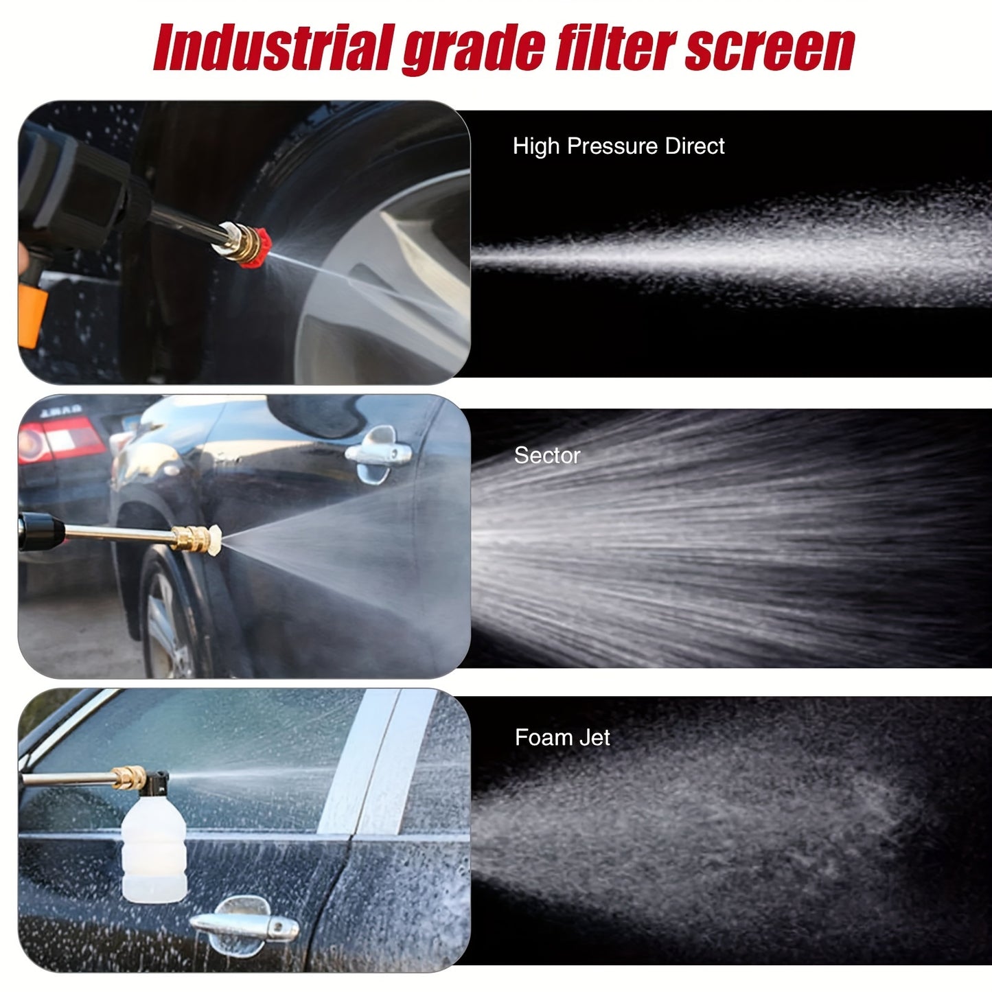 PrimeMarket™ HydroForce Pro Cordless High-Pressure Washer – Portable Rechargeable Power Cleaner with Dual Battery System