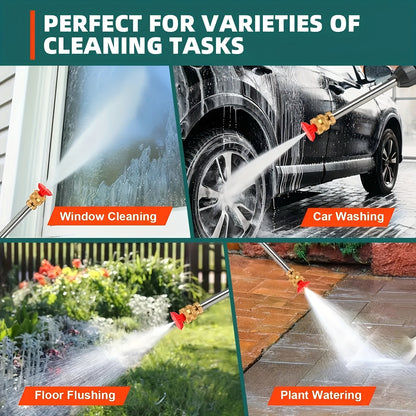 PrimeMarket™ HydroForce Pro Cordless High-Pressure Washer – Portable Rechargeable Power Cleaner with Dual Battery System