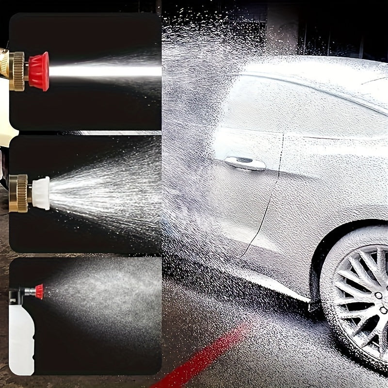 PrimeMarket™ HydroForce Pro Cordless High-Pressure Washer – Portable Rechargeable Power Cleaner with Dual Battery System