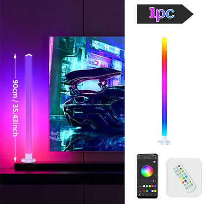 150cm Smart RGB LED Corner Floor Lamp – App & Remote Control Ambient Light for Bedroom, Gaming & Living Room
