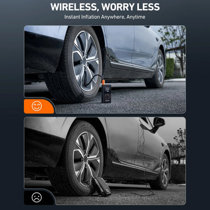 PrimeAir™ Wireless Digital Tire Inflator – 150PSI High Power Compressor