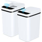 PrimeMarket™ SmartMotion 12L Automatic Touchless Trash Can – 2 Pack Motion Sensor Garbage Bin with Soft-Close Lid for Bathroom & Bedroom
