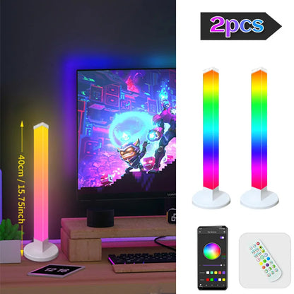 150cm Smart RGB LED Corner Floor Lamp – App & Remote Control Ambient Light for Bedroom, Gaming & Living Room