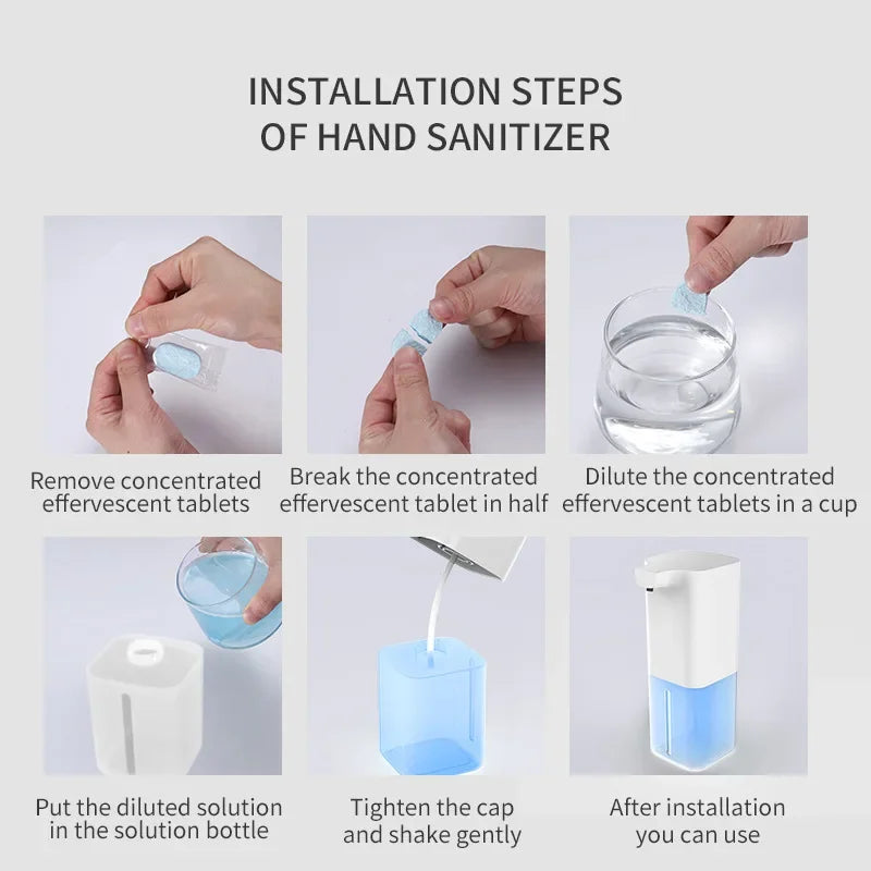 Automatic Touchless Soap Dispenser – USB Rechargeable Infrared Sensor Foaming Hand Soap Dispenser for Kitchen & Bathroom