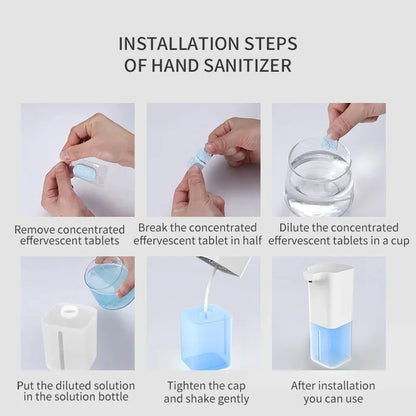 Automatic Touchless Soap Dispenser – USB Rechargeable Infrared Sensor Foaming Hand Soap Dispenser for Kitchen & Bathroom