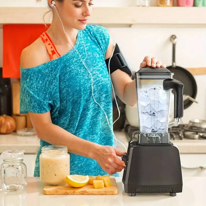 PrimeMarket ProBlend 2400W High-Performance Blender & Grinder Combo – 68oz BPA-Free Pitcher, 6-Blade Stainless Steel, Ice Crushing & Smoothie Power