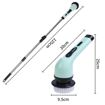 PrimeClean™ 360° Power Scrubber – Effortless Deep Cleaning