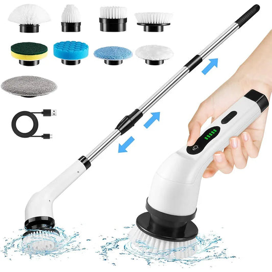 PrimeClean™ 360° Power Scrubber – Effortless Deep Cleaning