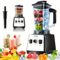 PrimeMarket ProBlend 2400W High-Performance Blender & Grinder Combo – 68oz BPA-Free Pitcher, 6-Blade Stainless Steel, Ice Crushing & Smoothie Power