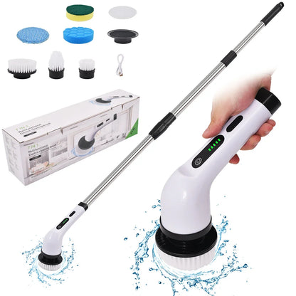 PrimeClean™ 360° Power Scrubber – Effortless Deep Cleaning