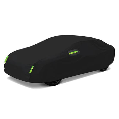 Waterproof Car Cover Size L – Full Exterior Protection with Reflective Strips for Sedans & Compact SUVs