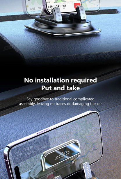 Universal Car Phone Holder Dashboard Mount – Anti-Slip Adjustable Smartphone Stand for GPS Navigation
