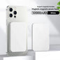 50000mAh Magnetic Wireless Power Bank – 22.5W Fast Charging Portable Battery (Black & White)