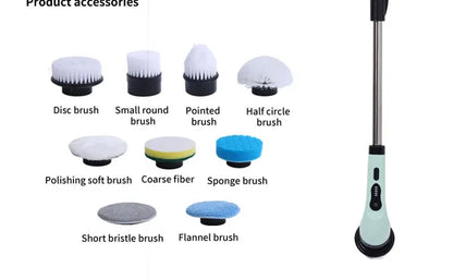 PrimeClean™ 360° Power Scrubber – Effortless Deep Cleaning