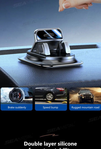 Universal Car Phone Holder Dashboard Mount – Anti-Slip Adjustable Smartphone Stand for GPS Navigation