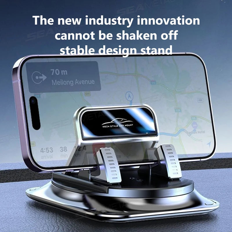 Universal Car Phone Holder Dashboard Mount – Anti-Slip Adjustable Smartphone Stand for GPS Navigation