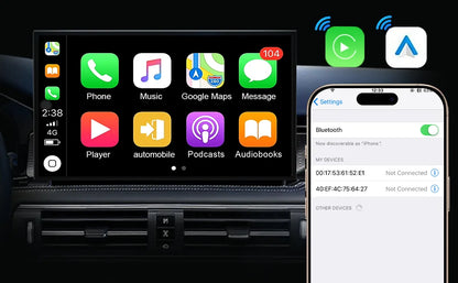 Wireless Carplay Adapter Plug and Play Wired to Wireless Carplay Dongle for iPhone iOS Auto Car Navigation